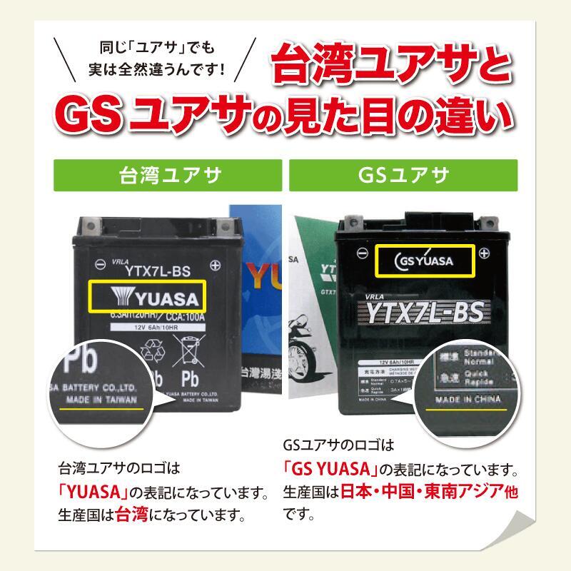 台湾ユアサ(タイワンユアサ) バイク バッテリー TYTX20L-BS (YTX20L-BS 互換) 液同梱 液別 密閉型MFバッテリー_画像4