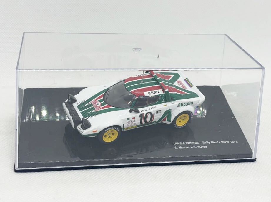 【メーカー不明】 LANCIA STRATOS Rally Monte Carlo 1976 ランチア ストラトス ラリー モンテカルロ 模型 ixo？の画像1