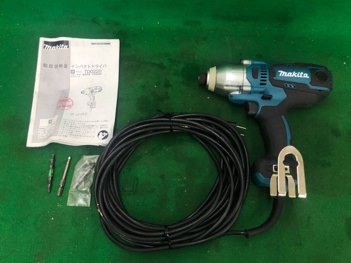 【中古品】makita(マキタ)100V インパクトドライバ TD0220 / IT7SOAGJ4T64