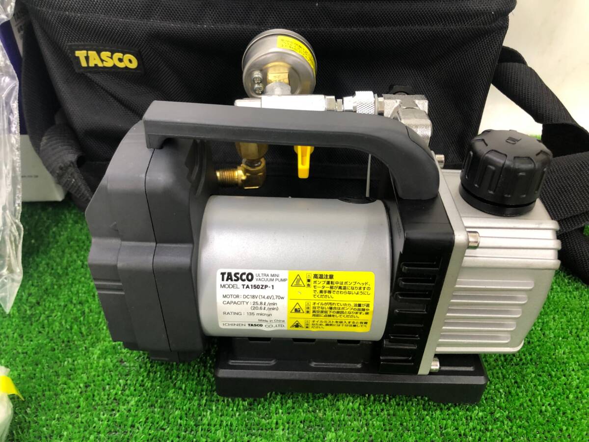 【中古品】イチネンTASCO 省電力型充電式真空ポンプ (本体のみ) TA150ZP-1 / ITLHD7OU0QS2の画像3