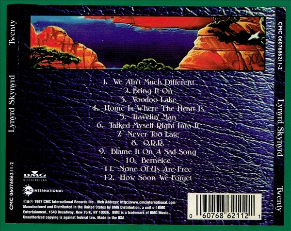 《TWENTY》(1997 remaster)【1CD】∥LYNYRD SKYNYRD∥≡_画像2