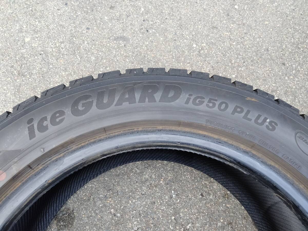 【中古】ヨコハマ iceGUARD iG50 PLUS 205/55R16 205/55-16 2020年製 4本の画像4