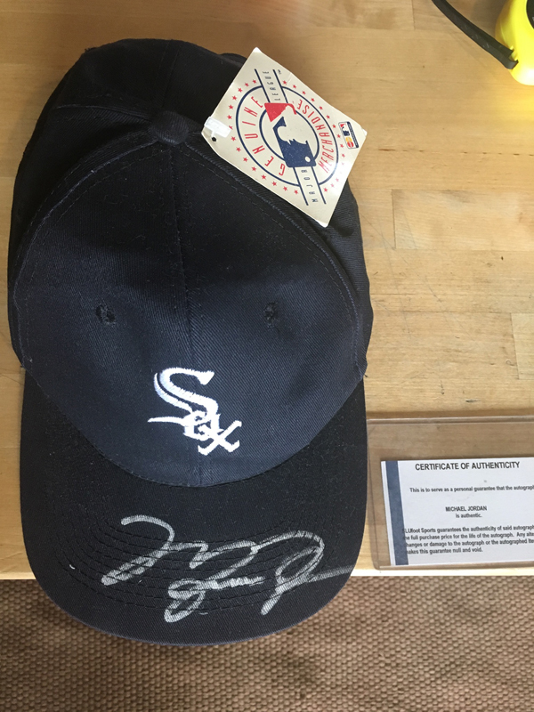 Michael Jordan Michael Jordan autograph Chicago White Sox