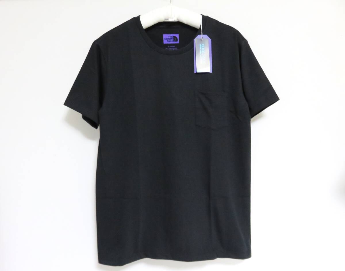 THE NORTH FACE PURPLE LABEL Pack Field Tee ブラック S 1枚 COOLMAX ノースフェイス パープルレーベル 半袖 ポケット Tシャツ NT3906N_画像1