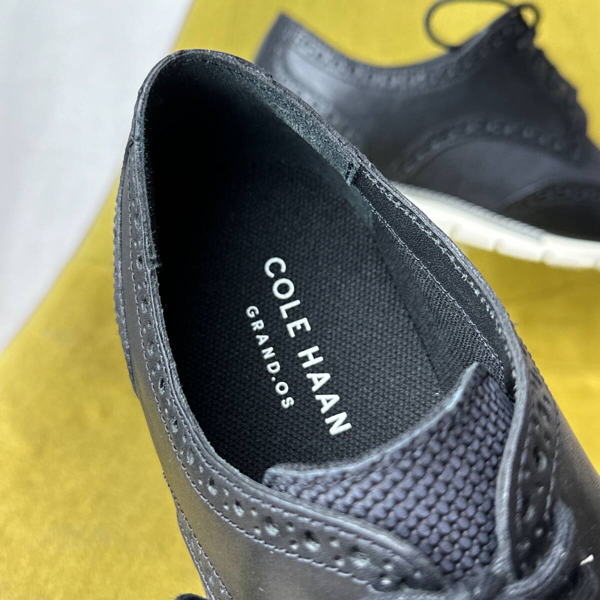 未使用 COLE HAAN コールハーン GRAND.OS コンビレザーウイングチップシューズ 8.5M 26.5相当 ビジネス スニーカー_画像6