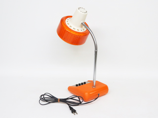 # Sanyo electric stand LS-306 orange Showa Retro lighting Sanyo #