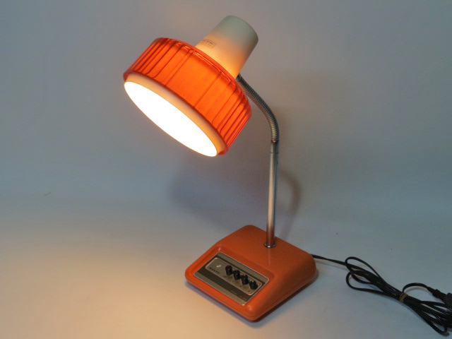 # Sanyo electric stand LS-306 orange Showa Retro lighting Sanyo #