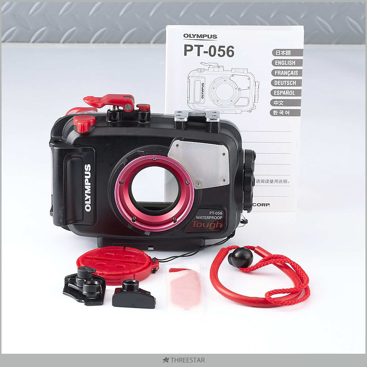 OLYMPUS Olympus PT-056/TG-3/TG-4 для оригинальный подводный housing водонепроницаемый кейс практическое использование б/у [3]