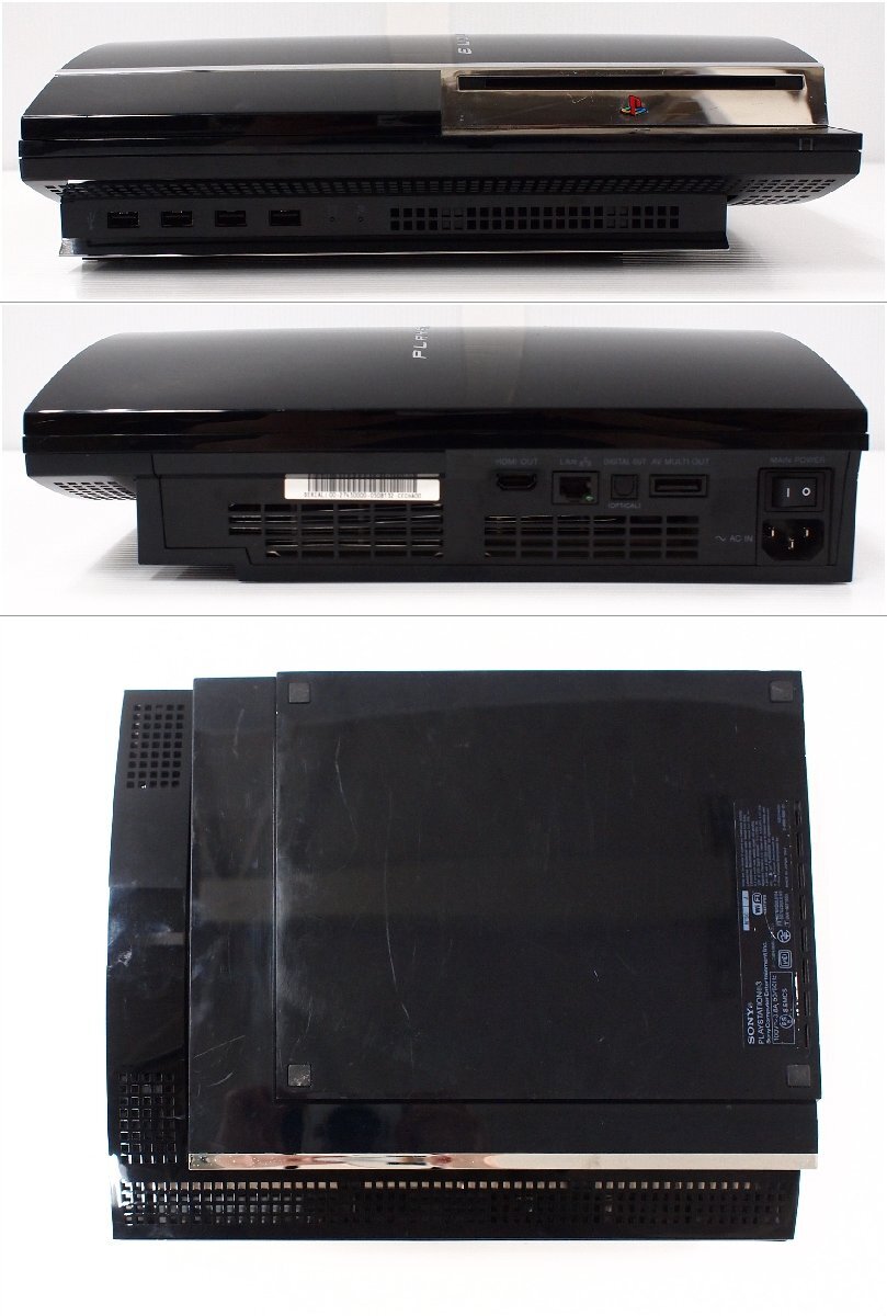 SONY PS3 プレイステーション3 本体 CECHA00 ブラック 60GBの画像4