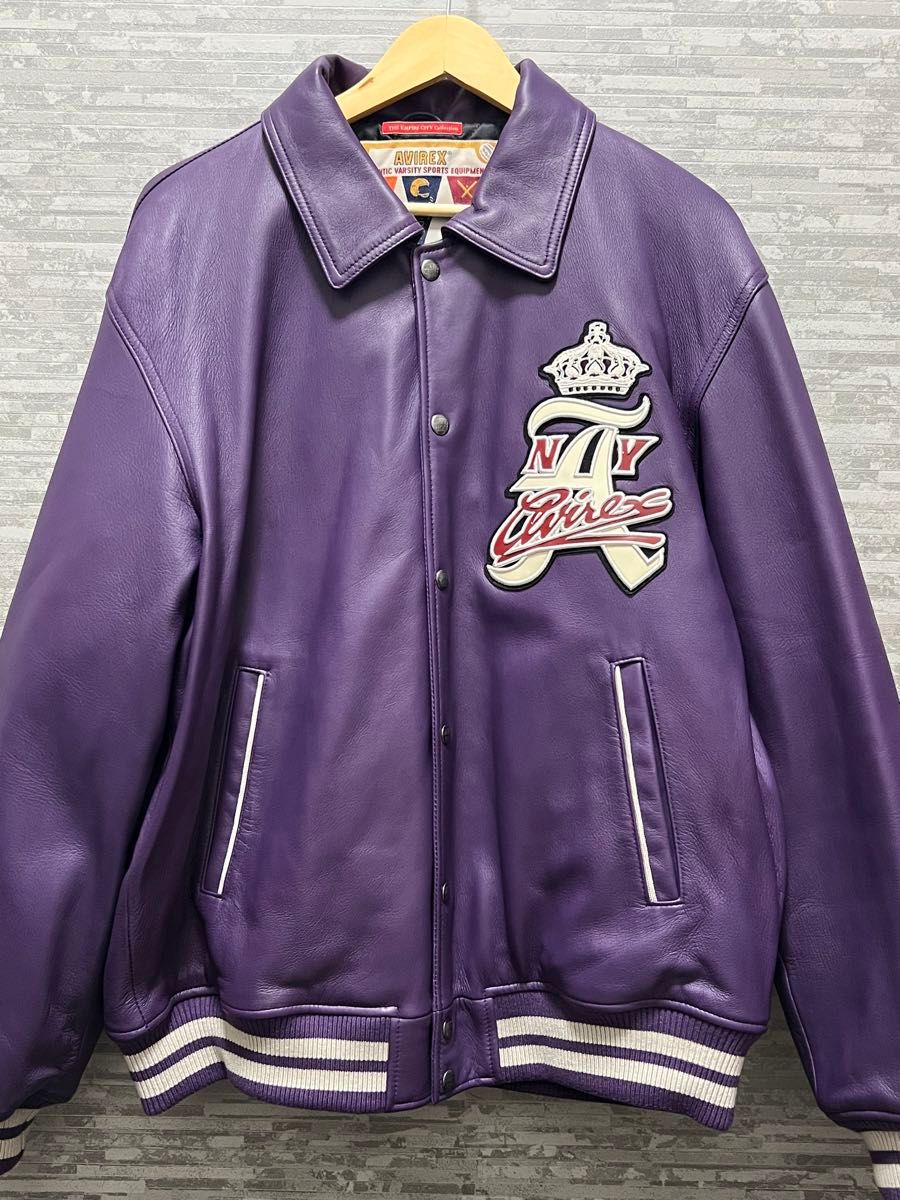 AVIREX VARSITY JACKET CROWN LOGO / バーシティジャケット AVIREX VARSITY JACKET CROWN LOGO / バーシティジャケット