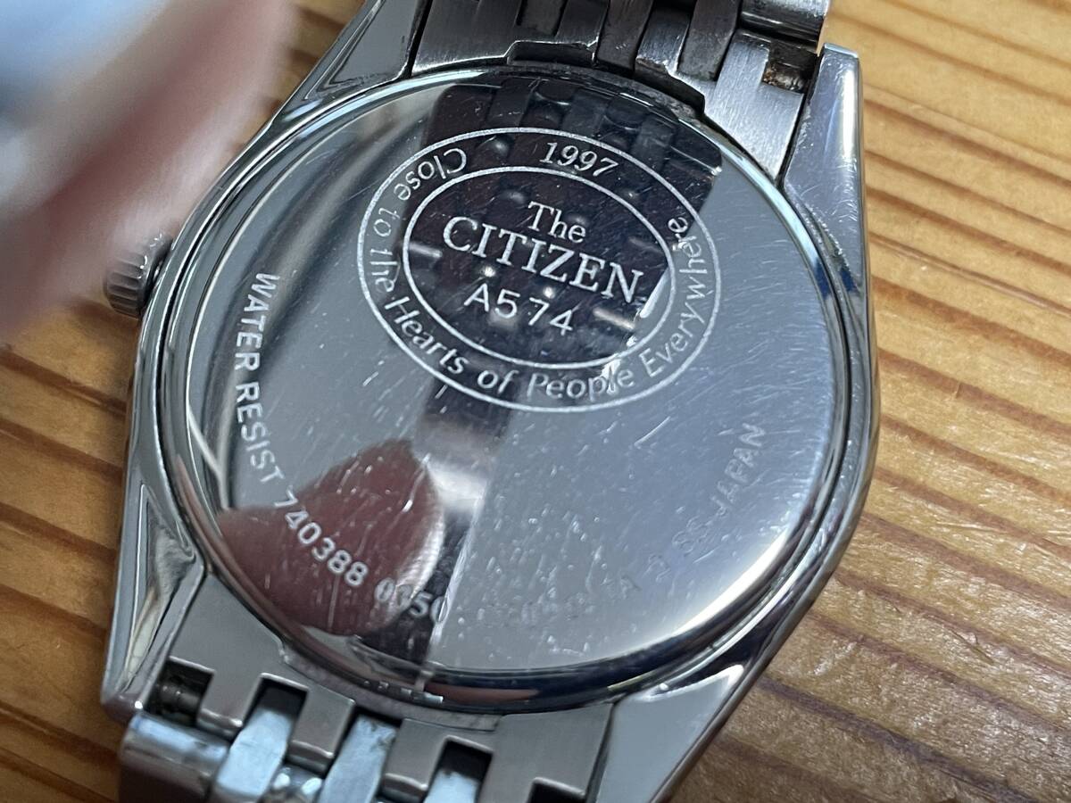 The CITIZEN ザ・シチズン 1997 電池交換済み 中古動作品の画像4