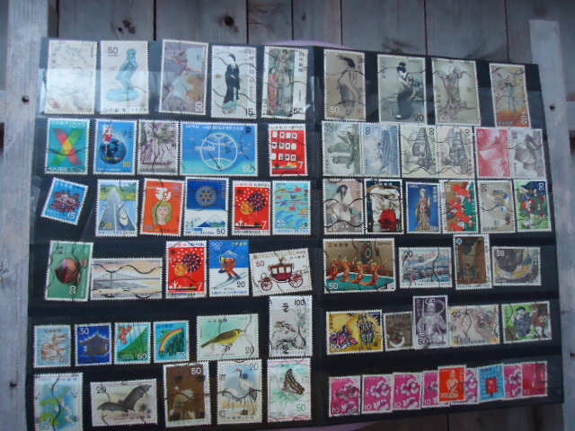 使用済み 切手 まとめてセット 60枚以上 郵便切手 日本切手 記念切手 バラ シート 色々 コレクター向け_画像1