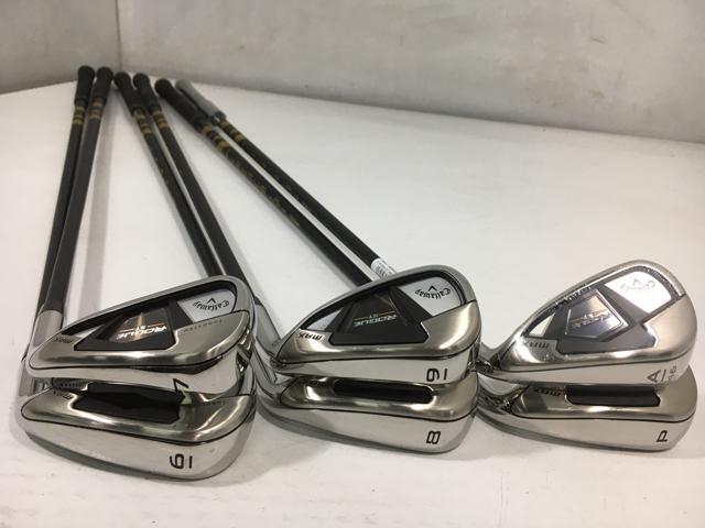 中古超美品(6本) キャロウェイ ROGUE(ローグ) ST MAX アイアン 2022 (日本仕様) 6～9.P.A VENTUS 5 for Callaway[6155の画像2