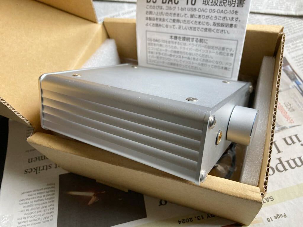 KORG ヘッドホンアンプ コルグ DS-DAC-10-SV 1 bit USB-DAC DAコンバーター 箱付きの画像3