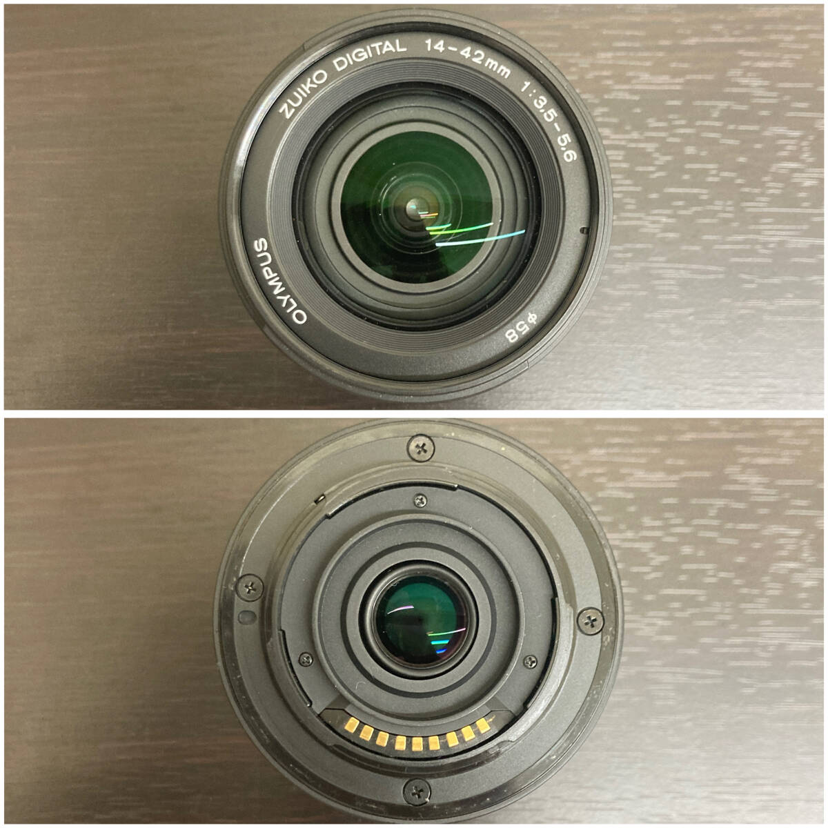 OLYMPUS E-420 オリンパス デジタル一眼レフカメラ ZUIKO DIGITAL 14-42㎜ 1:3.5-5.6 10.0メガピクセル 動作未確認 中古 ジャンクの画像8