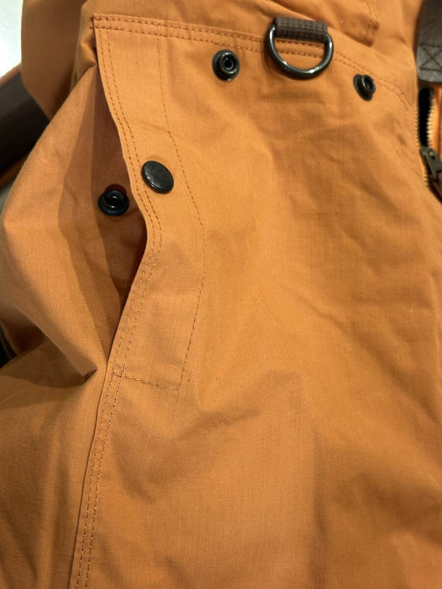 【未使用美品・希少】 Nigel Cabourn A-6 TYPE DUFFLE BAG WEATHER CLOTH WATER REPELLENT 2019SSの画像7