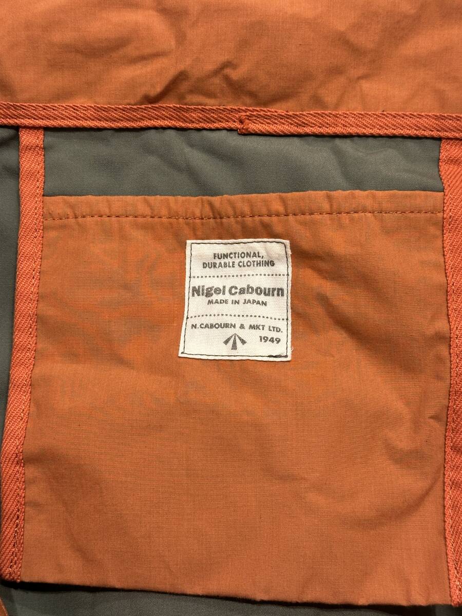 【未使用美品・希少】 Nigel Cabourn A-6 TYPE DUFFLE BAG WEATHER CLOTH WATER REPELLENT 2019SSの画像8