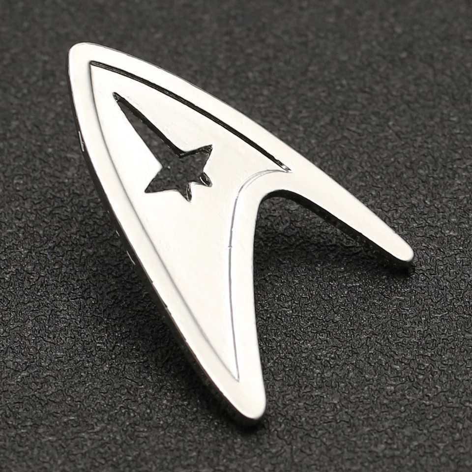  Star Trek anonymity delivery pin badge interior present cosplay silver pi card accessory STARTREK cosmos ..