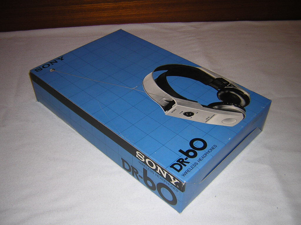 ⑥即決！昭和レトロ SONY ソニー DR-60 ワイヤレスヘッドフォン 未使用デッド品 ヘッドホンの画像9