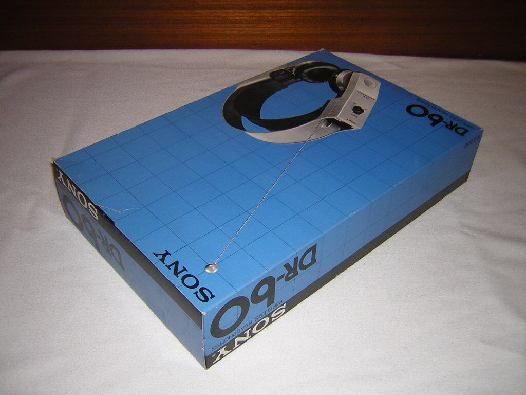 ⑥即決！昭和レトロ SONY ソニー DR-60 ワイヤレスヘッドフォン 未使用デッド品 ヘッドホンの画像10