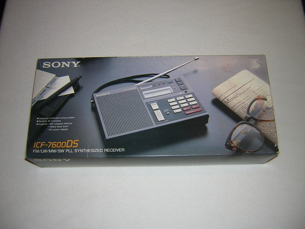  box * accessory only!SONY Sony ICF-7600DS FM/LM/MW/SW PLL synthesizer receiver world band radio AN-6P attaching 