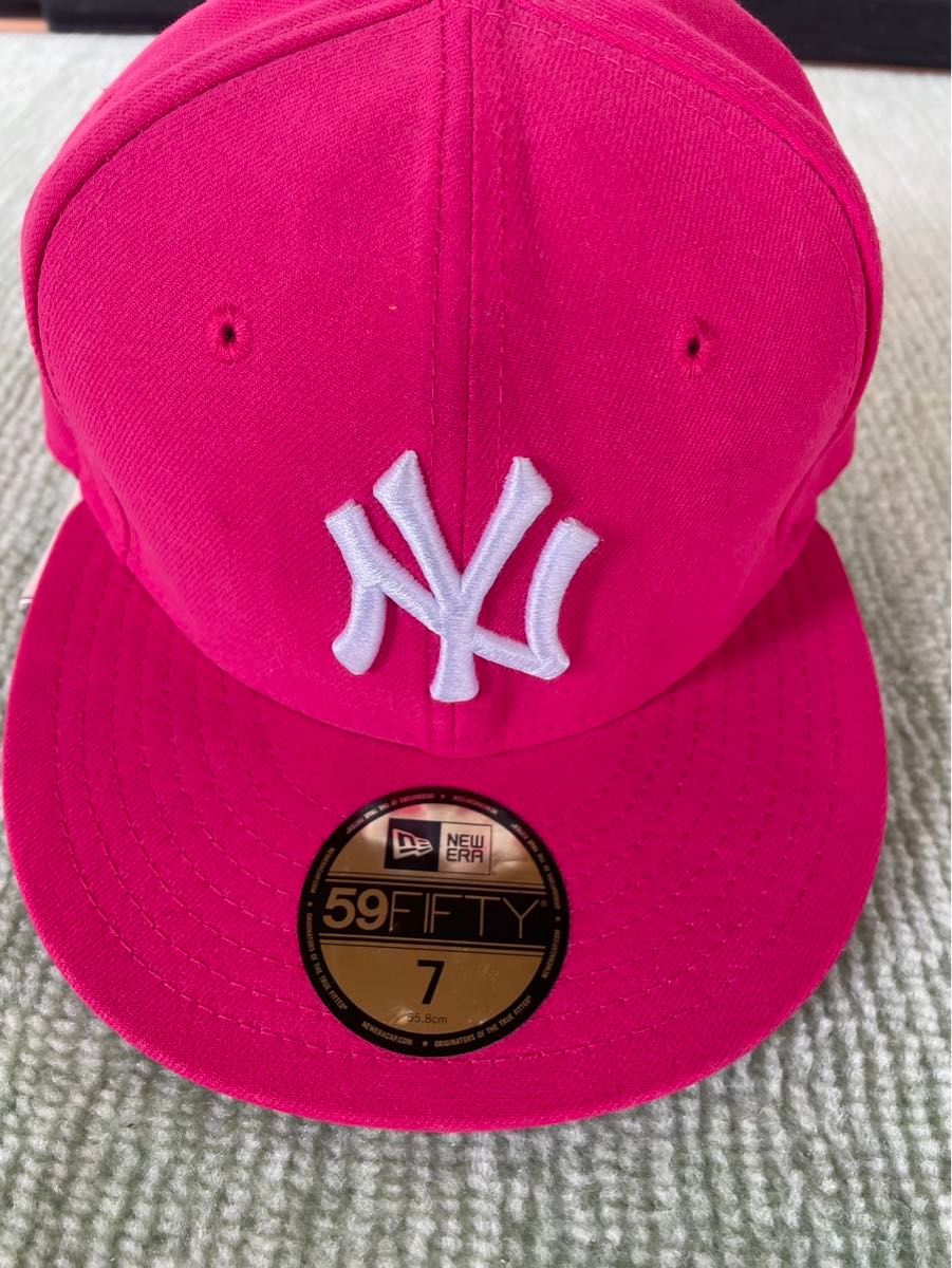 NEWERA ニューエラ　セット　ピンク　ベースボールキャップ 9FIFTY 帽子 ヤンキース  男女兼用　キッズ子供　 キャップ