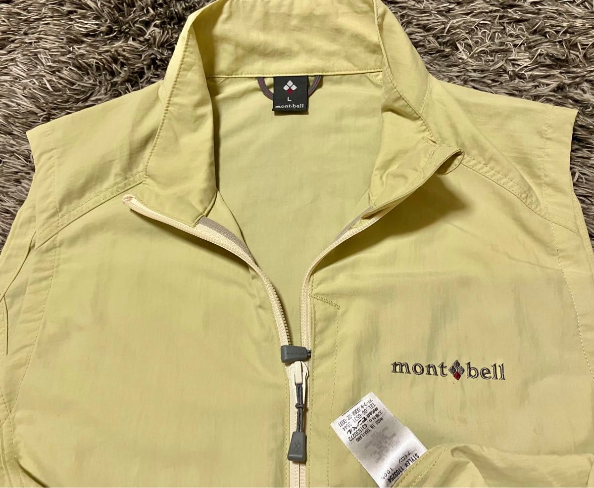 mont-bell モンベル O.D.ベスト Women's L クリーム 新品同様