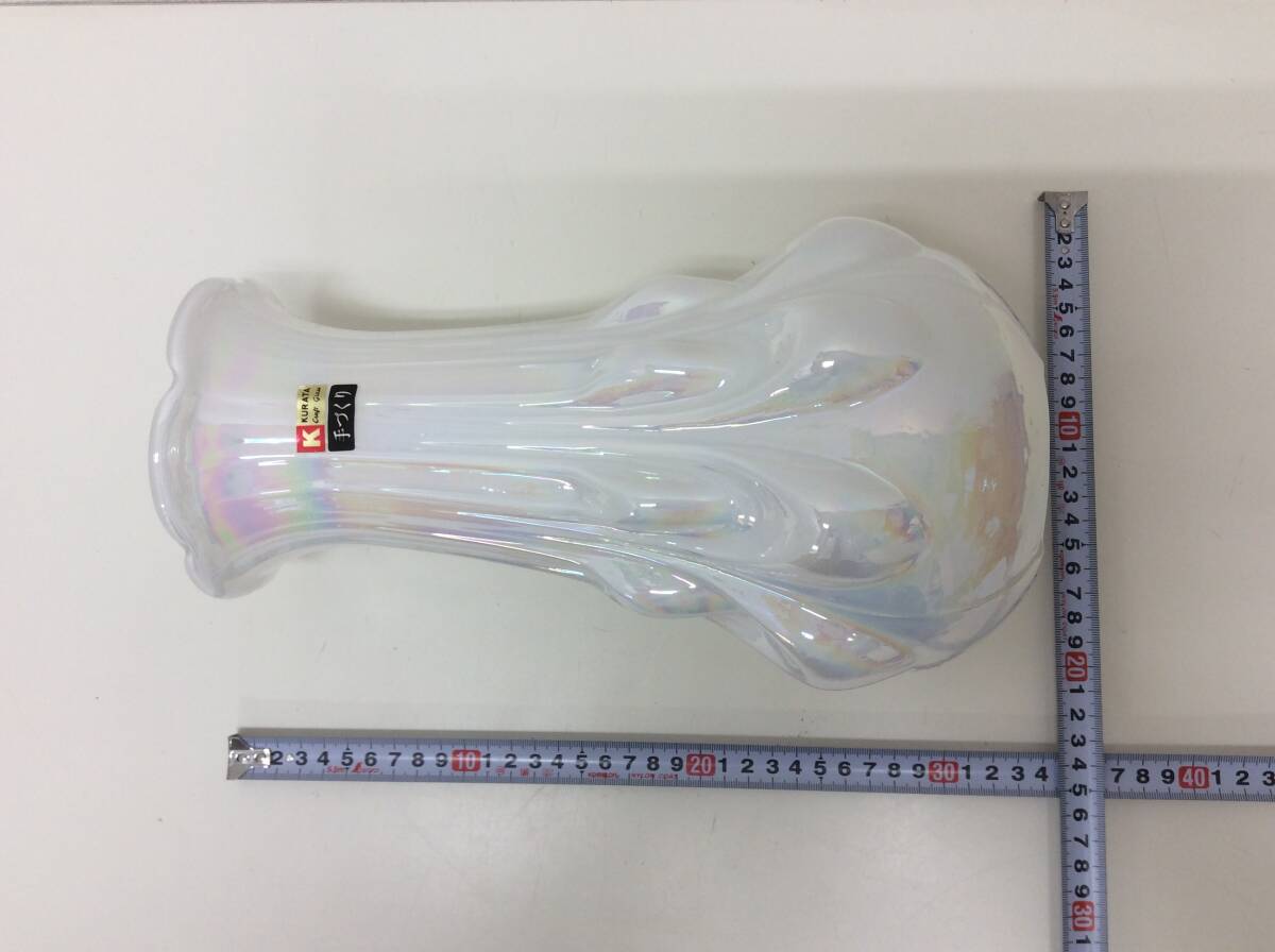■4721 KURATA CRAFT GLASS クラタクラフトガラス 花瓶 インテリアの画像6
