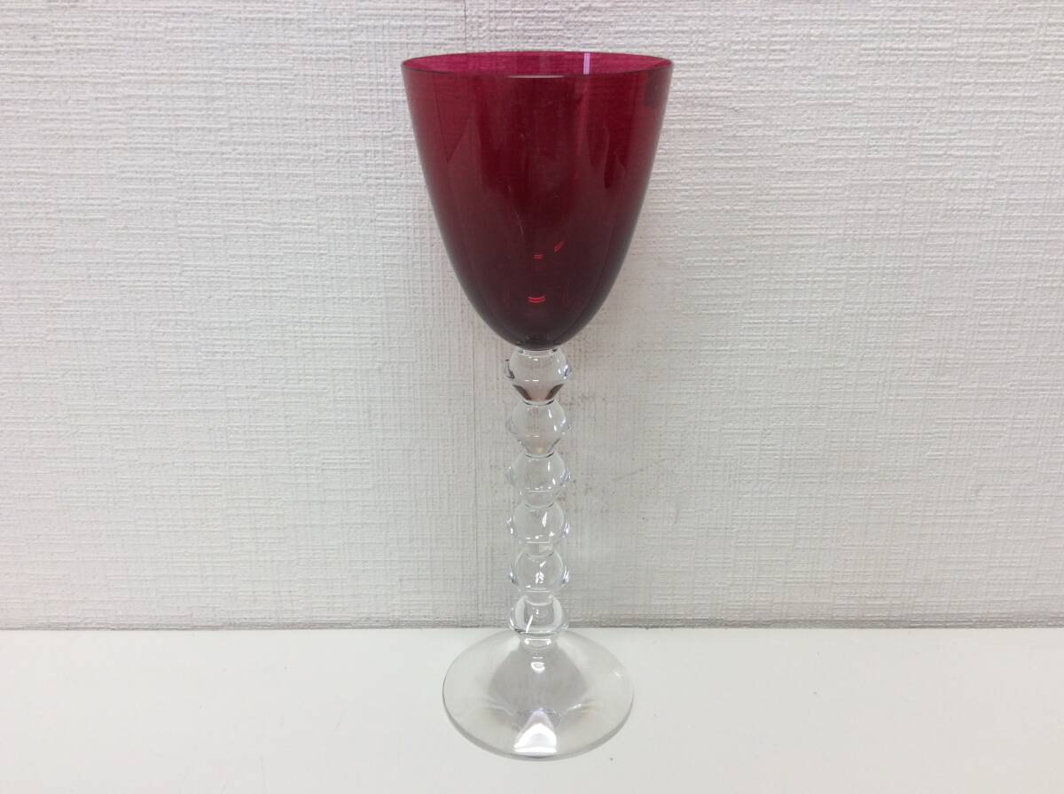 ■4810 バカラ Baccarat ワイングラス ベガ フォルテッシモ 赤系 ブランド 洋食器の画像4