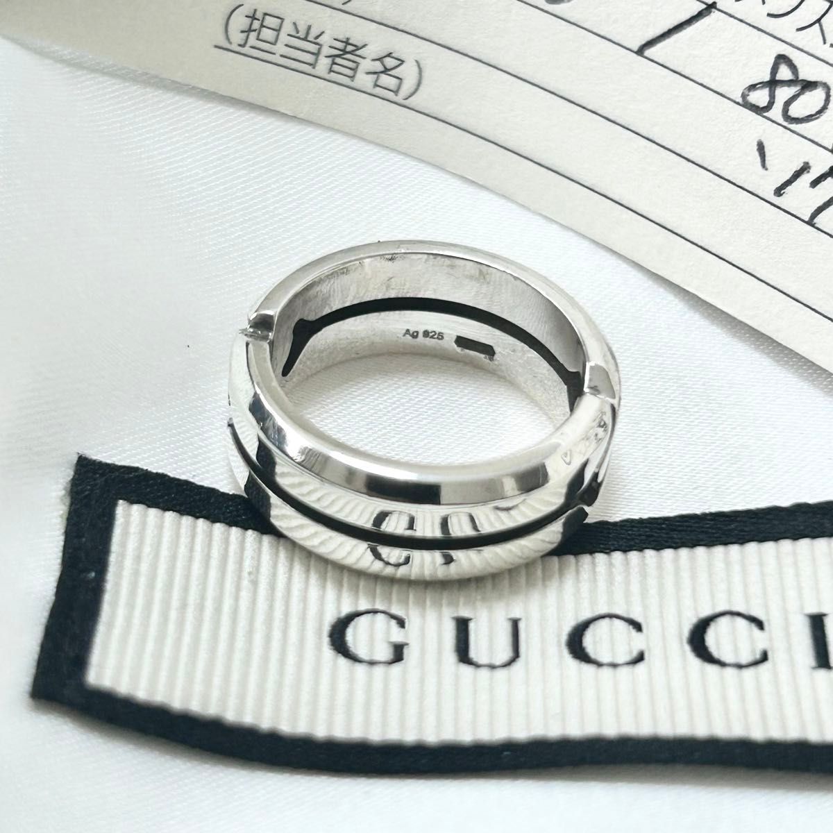 GUCCI グッチ ノット インフィニティ リング 10号 指輪 シルバー GUCCI グッチ ノット インフィニティ リング 10号 指輪 シルバー