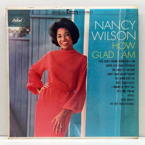 美再生!! USプレス NANCY WILSON How Glad I Am (Capitol) ナンシー・ウィルソン／ハウ・グラッド・アイ・アム LP 大ヒットアルバムの画像1