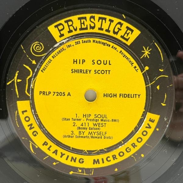 USオリジナル MONO 深溝 RVG刻印 SHIRLEY SCOTT Hip Soul (Prestige 7205) w/ Stanley Turrentine, Herbie Lewis, Roy Brooksの画像3