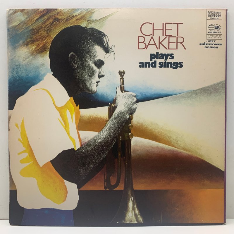 【初期チェット・ベイカーの旨味を凝縮】美品!! 深溝 GFユニパック CHET BAKER Plays And Sings ('68 Pacific Jazz) ベスト的な好盤_画像1