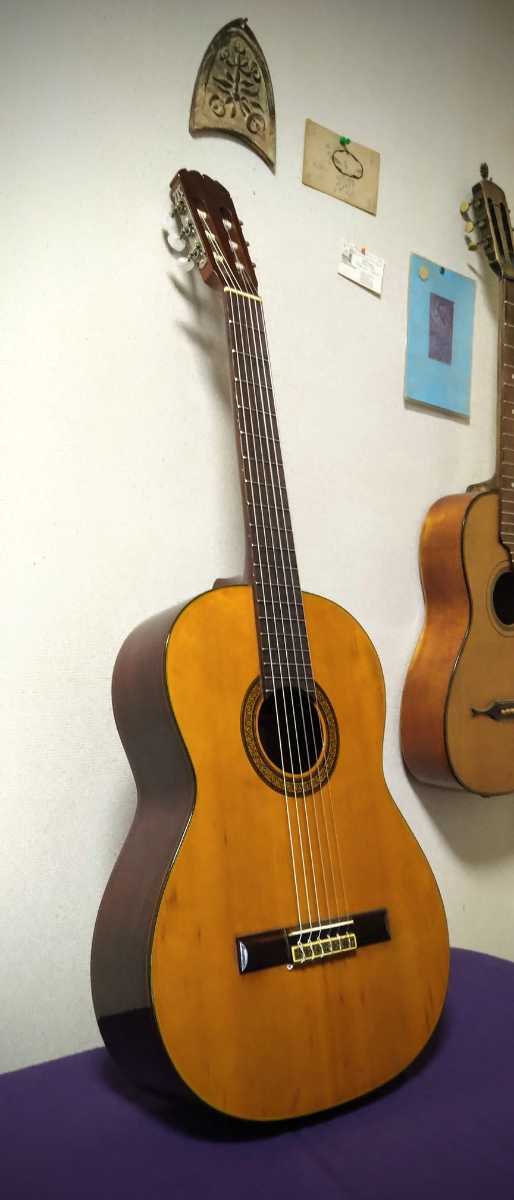 【美品】mid-70s SUZUKI Model No.C-200 SUZUKI VIOLIN CO., LTD. ESTABLISHED 1887 NAGOYA JAPAN 658㎜ スプルース&ローズウッド カポ付属の画像3