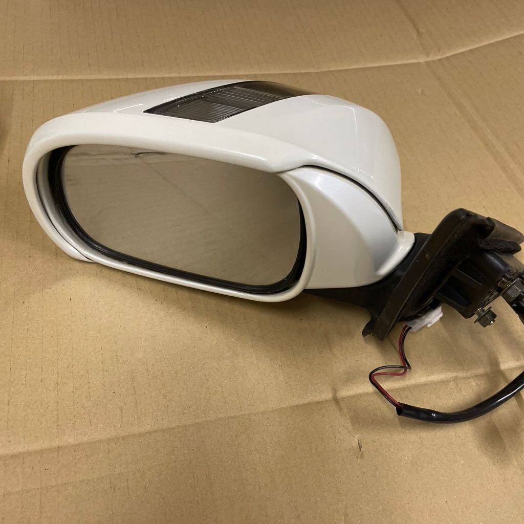 M35 Stagea previous term door mirror left right set turn signal with cover electric storage QX1