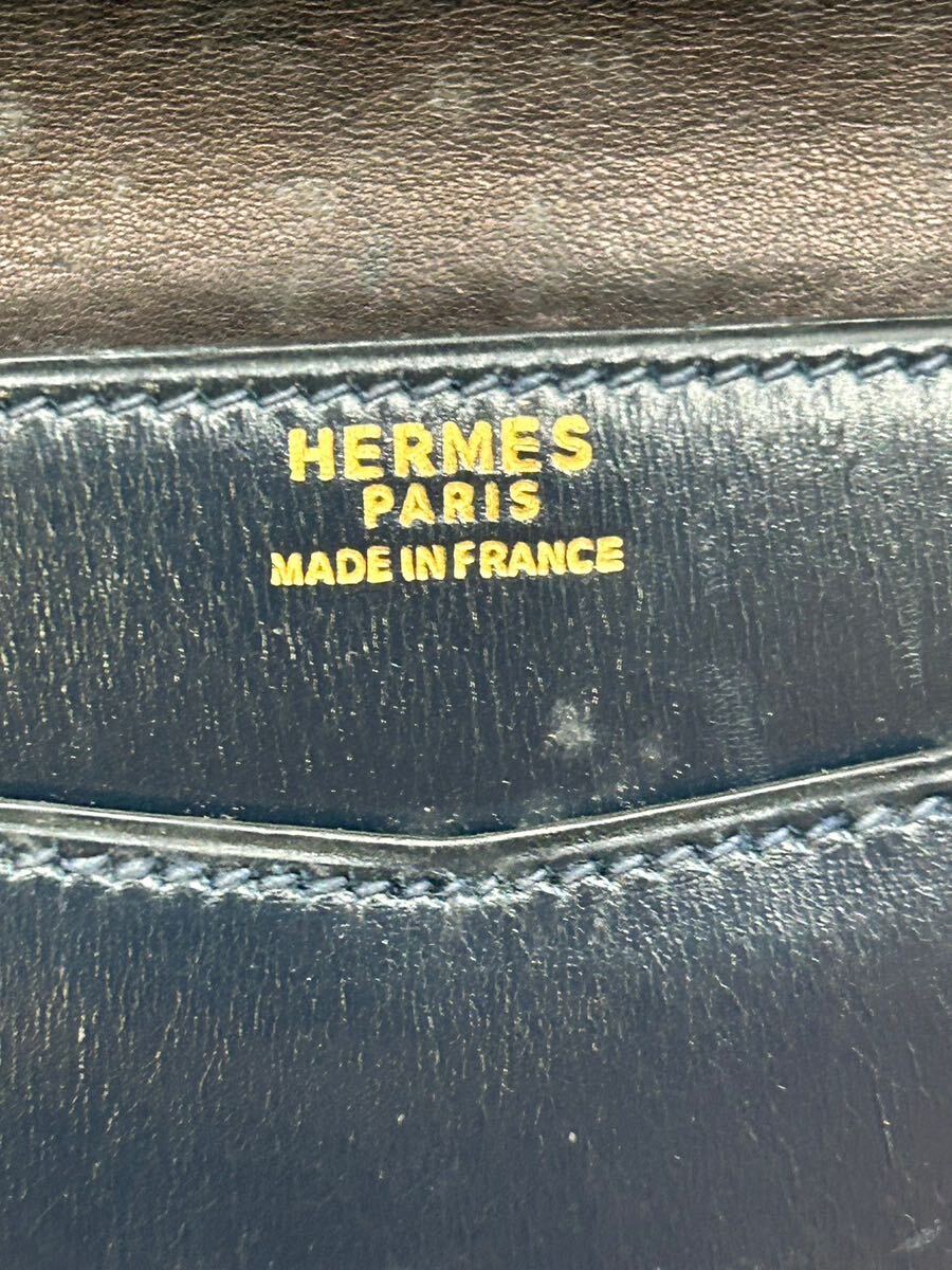 ♪ HERMES エルメス ショルダーバッグ ゴールド金具 ブラック 黒 _画像5
