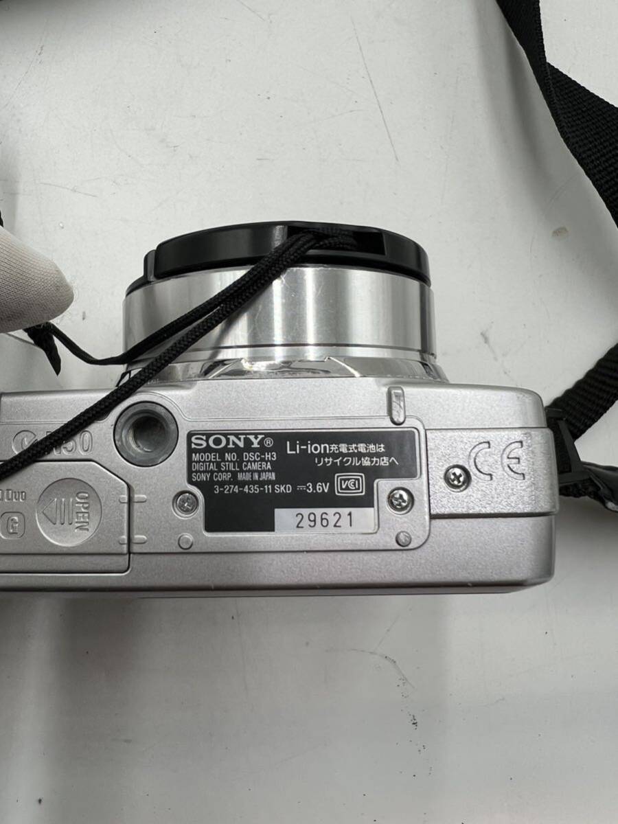 ○ CONICA コニカ C35 フィルムカメラ SHARP シャープ VL-PD7 ビデオカメラ SONY ソニー DSC-H3 デジタルカメラ ３個セット セットの画像10