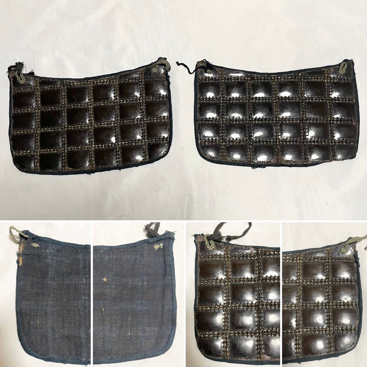 甲冑・鎧部品 脇引(脇当) Yahoo!オークション - 脇引 脇当 三具 甲冑 鎧 兜 具足 胴丸