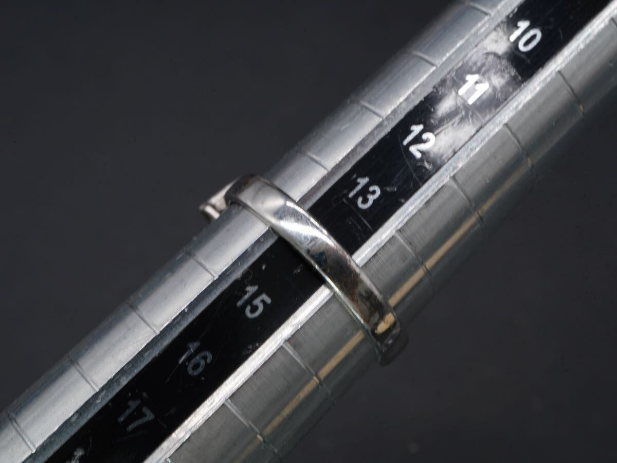 【387】14号 シルバー925 サファイア リング silver 指輪 ヴィンテージ ビンテージ TIAの画像7