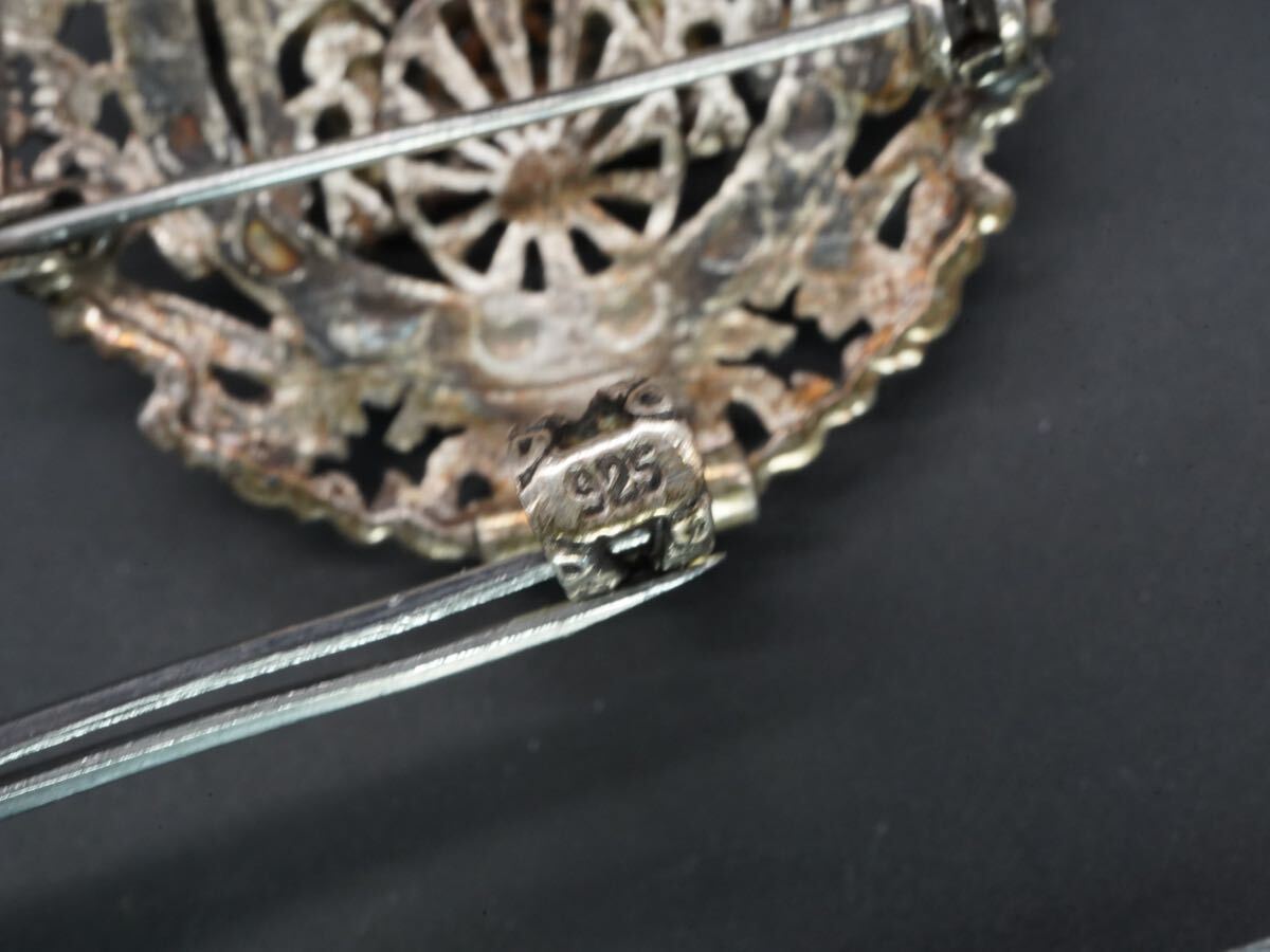 [551]SILVER silver 925 brooch necklace top pendant top TIA