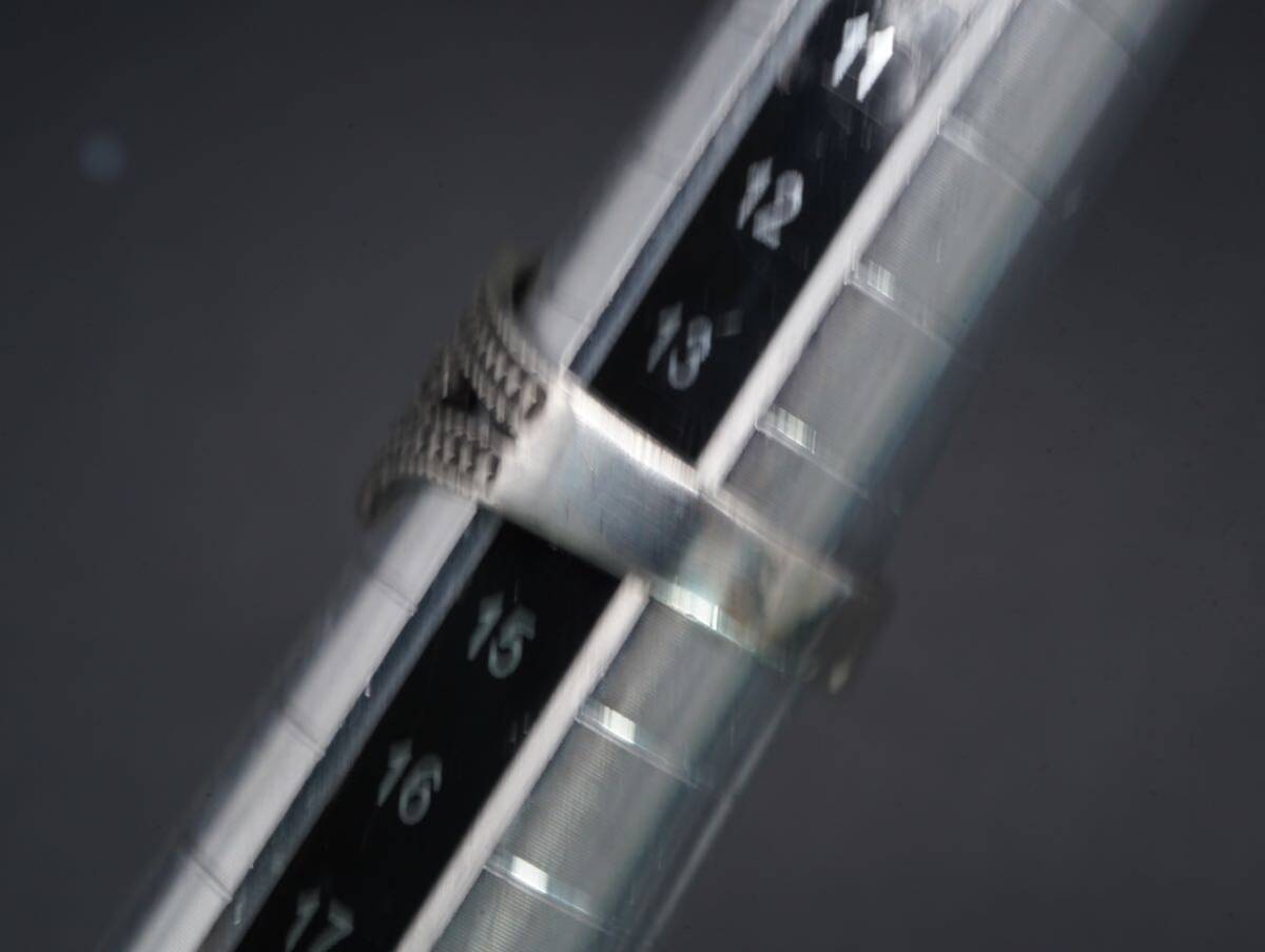 【1039】ガラス ヴィンテージ ビンテージ14号 SILVER シルバー 925 リング 指輪 アクセサリー TIAの画像7