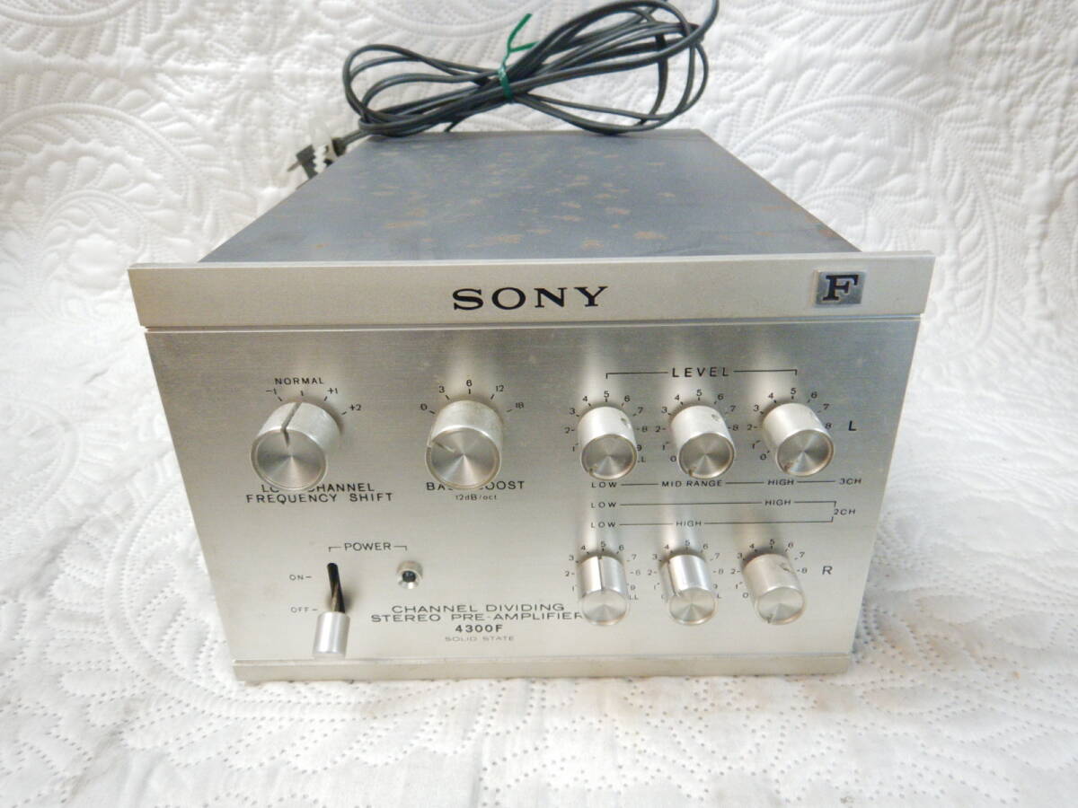 ソニー　SONY　アンプ　CHANNEL　DIVIDING　TA-4300F　ビンテージ　オーディオ_画像1