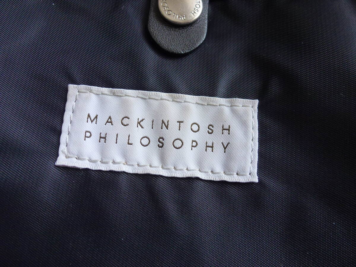 MACKINTOSH PHILOSOPHY Macintosh firosofi- рюкзак нейлон чёрный бизнес быстрое решение есть!