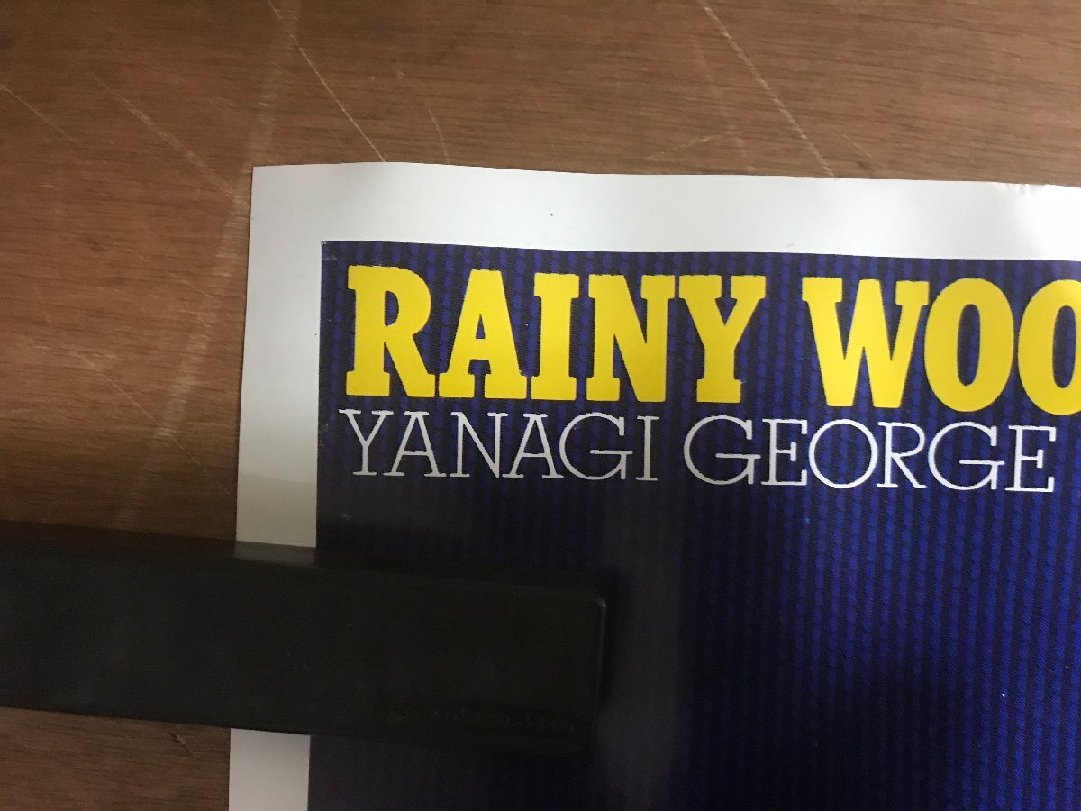 KK-6885 # including carriage # RAINY WOOD AVENUE Yanagi George & Laney wood 79|80 11 month ~1 month calendar music singer poster printed matter retro /.MA.