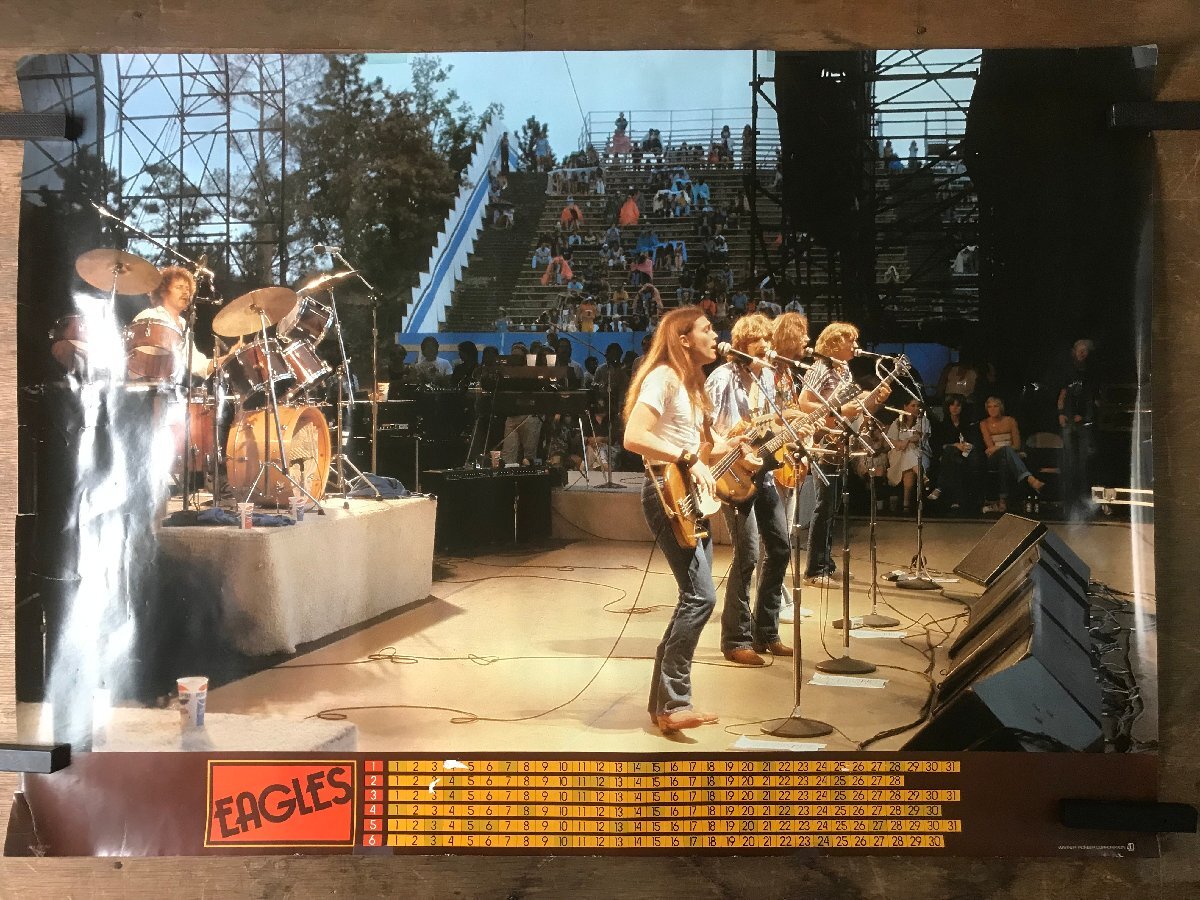 BP-696 # including carriage # EAGLES Eagle s1 month ~6 month calendar music lock band singer musician large size poster printed matter /.MA.
