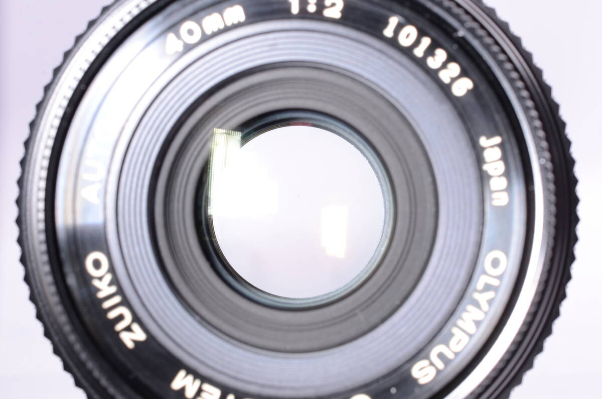 [美品, レア品] OLYMPUS Zuiko Auto S 40mm f/2 OM mount MF Prime Lens オリンパス 一眼レフ カメラ 広角 単焦点 レンズ NL-00502_画像5