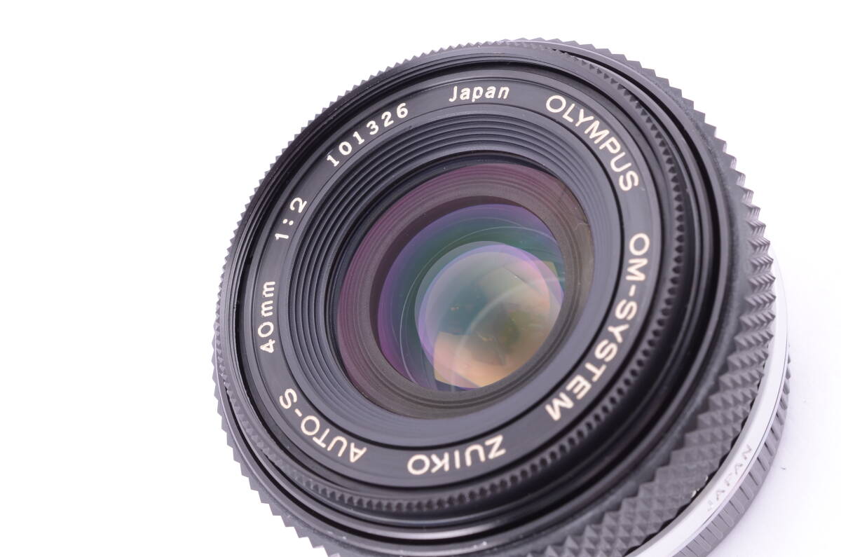 [美品, レア品] OLYMPUS Zuiko Auto S 40mm f/2 OM mount MF Prime Lens オリンパス 一眼レフ カメラ 広角 単焦点 レンズ NL-00502_画像8