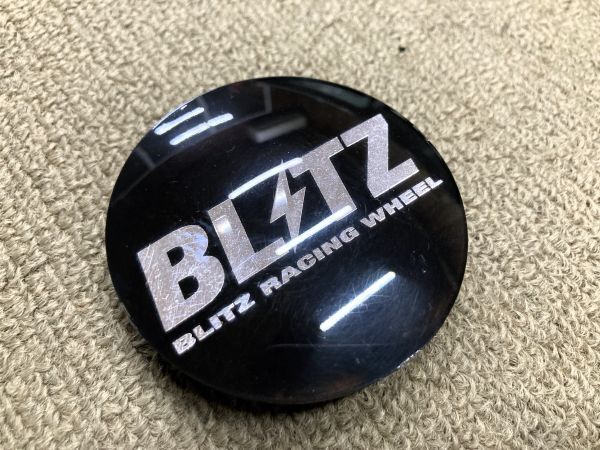 売り切り 希少 BLITZ センターキャップ ブリッツ レーシング センターホイールキャップ テクノスピード 当時物の画像3