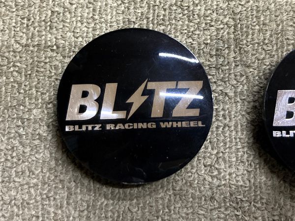 売り切り 希少 BLITZ センターキャップ ブリッツ レーシング センターホイールキャップ テクノスピード 当時物の画像2