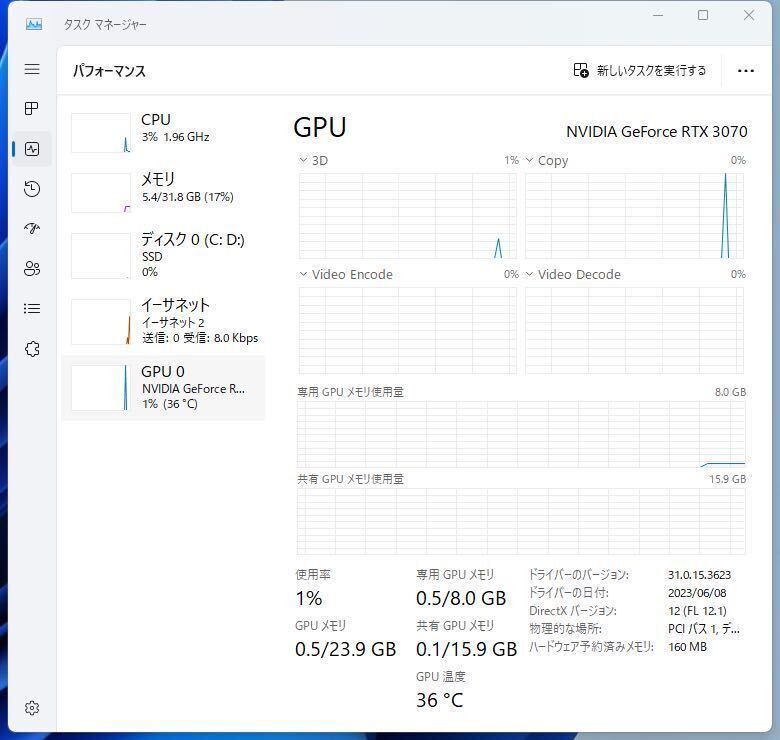 [超美品] [ゲーミングPC] 12世代i5 12400F Nvme 1TB ,32G DDR4 ,H610M GAMING , RTX3070 8G,Windows11PRO,RGB 高スペック の画像9
